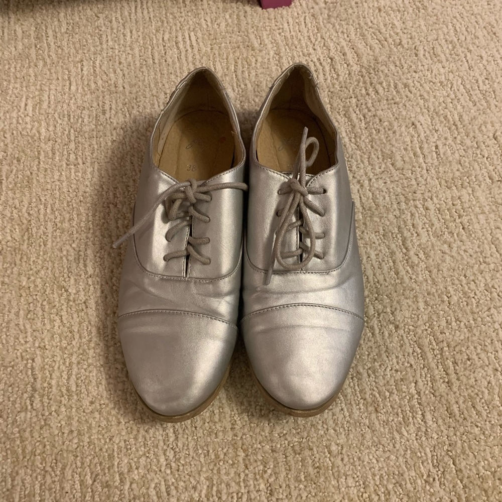 Silver shoes